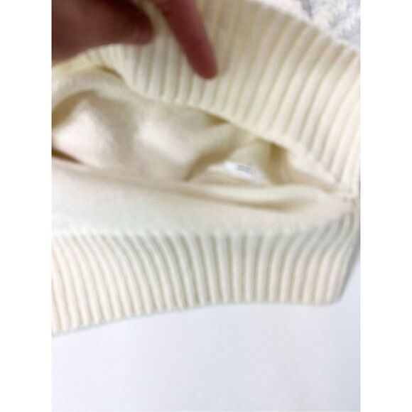 J. Jill Sweater Womens Medium Tall Ombre Fair Isle Mock Neck Pullover Multicolor - Picture 6 of 9